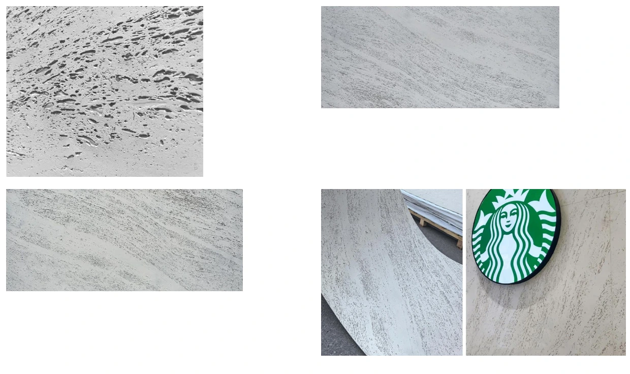 Oceanic Travertine ภาพพื้นผิวและตัวเลือกจากผู้ผลิต