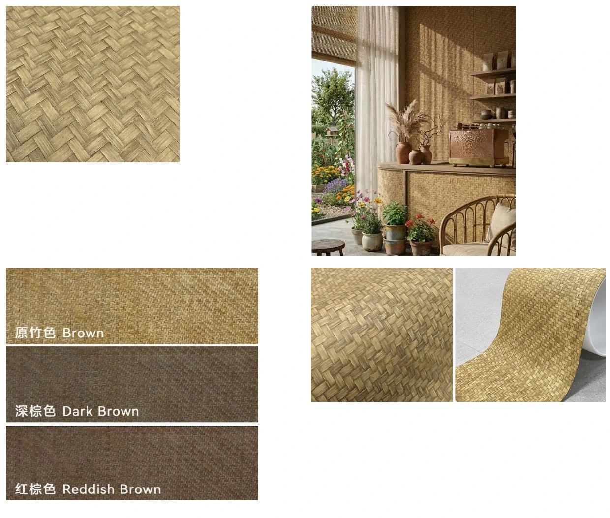 Bamboo Mat ภาพพื้นผิวและตัวเลือกจากผู้ผลิต