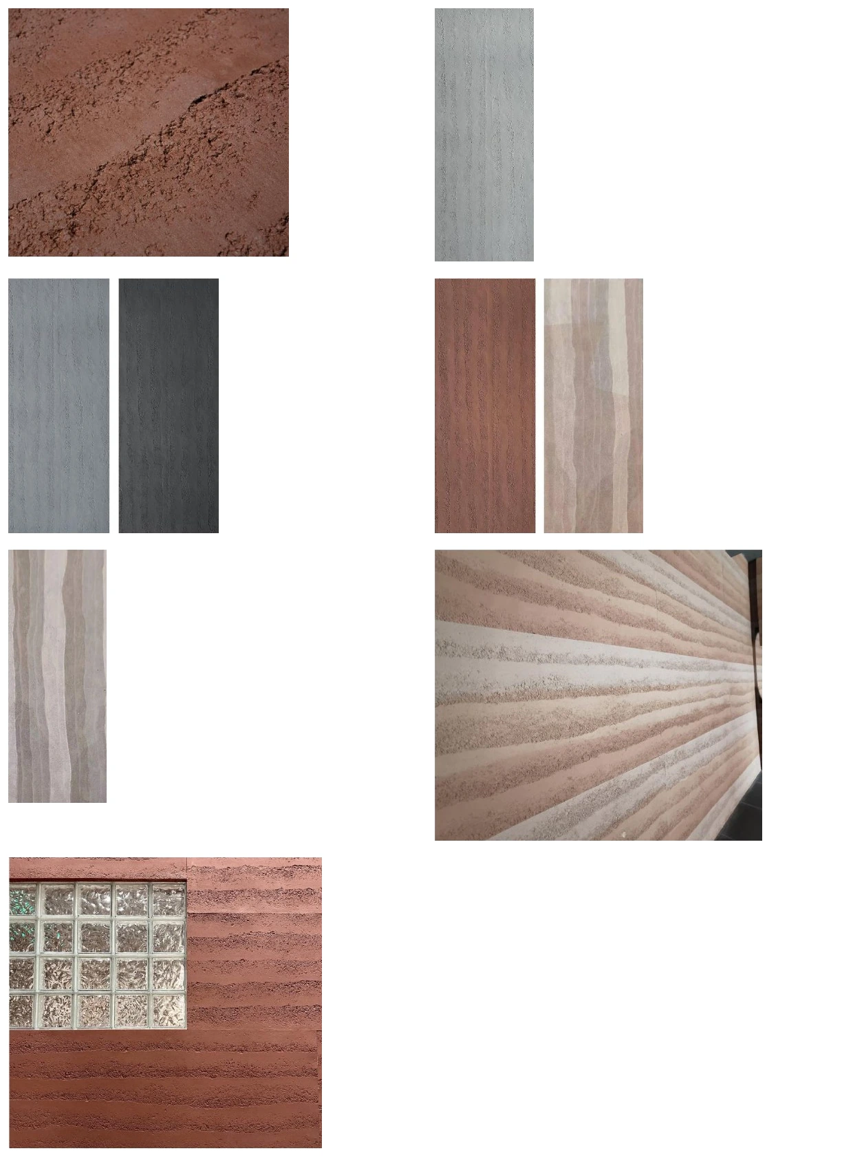 Rammed Earth Board A ภาพพื้นผิวและตัวเลือกจากผู้ผลิต