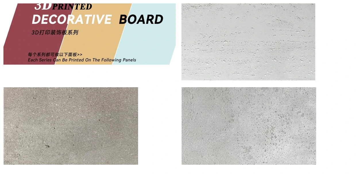 3D Printed Decorative Board — Travertine / Worms Hole / Meteorite Surface ภาพพื้นผิวและตัวเลือกจากผู้ผลิต