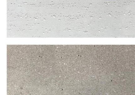 3D Printed Decorative Board — Travertine / Worms Hole / Meteorite Surface — ภาพวัสดุ