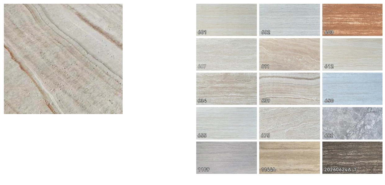 Print Travertine Collection ภาพพื้นผิวและตัวเลือกจากผู้ผลิต